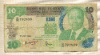 10 шиллингов. Кения 1984г