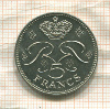 5 франков. Монако 1971г