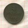 4 дубля. Гернси 1889г