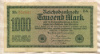 1000 марок. Германия 1922г