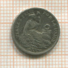 1/2 динеро. Перу 1904г