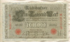 1000 марок. Германия 1910г