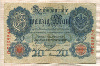 20 марок. Германия 1914г