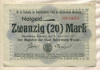 20 марок. Германия 1918г
