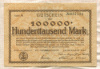 100000 марок. Германия 1923г