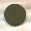 2 пфеннига. Саксен-Ваймар-Эйзенах 1820г
