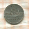 1 грош. Саксония 1845г