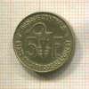 5 франков. Западная Африка 1975г