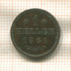 1 геллер. Франкфурт 1861г