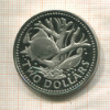 2 доллара. Барбадос 1973г