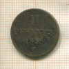 2 пфеннига. Саксен-Альтенбург 1856г