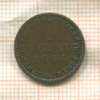 1 пфенниг. Анхальт 1864г