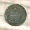 1/6 талера. Пруссия 1816г
