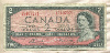 2 доллара. Канада 1954г