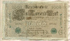 1000 марок. Германия 1910г