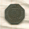 Нотгельд. 10 пфеннигов. Германия. Розенхайм