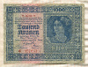 1000 крон. Австро-Венгрия 1922г