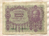 20 крон. Австро-Венгрия 1922г