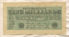 1000000000 марок. Германия 1923г