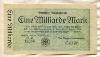 1000000000 марок. Германия 1923г