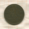 2 1/2 цента. Нидерланды 1916г