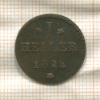 1 геллер. Франкфурт 1824г