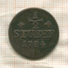 1/2 штубера. Юлих-Берг 1784г