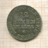 1/12 талера. Саксония 1763г
