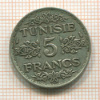 5 франков. Тунис