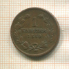 1 крейцер. Баден 1849г