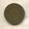 1 крейцер. Баден 1863г