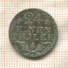 1/24 талера. Пруссия 1782г