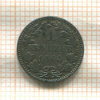 1 крейцер. Франкфурт 1865г