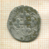 Соль (4 денье). Франция. Савойя (деформация) 1586г
