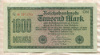1000 марок. Германия 1922г