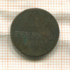 1 пфеннинг. Бавария 1810г