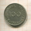 100 франков. Саарланд 1955г