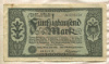 50000 марок. Германия 1923г