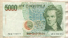 5000 лир. Италия 1985г