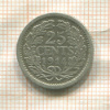 25 центов. Нидерланды 1914г