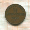 1 1/2 пфеннига. Саксен-Кобург-Гота 1835г