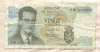 20 франков. Бельгия 1964г