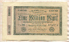 1000000 марок. Германия 1923г