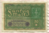 50 марок. Германия 1919г