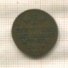 1 пфеннинг. Брауншвейг-Вольфенбюттель 1829г