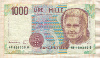 1000 лир. Италия 1990г