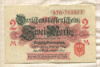 2 марки. Германия 1914г