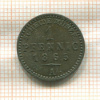 1 пфенниг. Саксен-Ваймар-Эйзенах 1865г