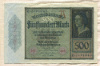 500 марок. Германия 1922г