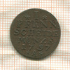1 пфенниг. Пруссия 1797г